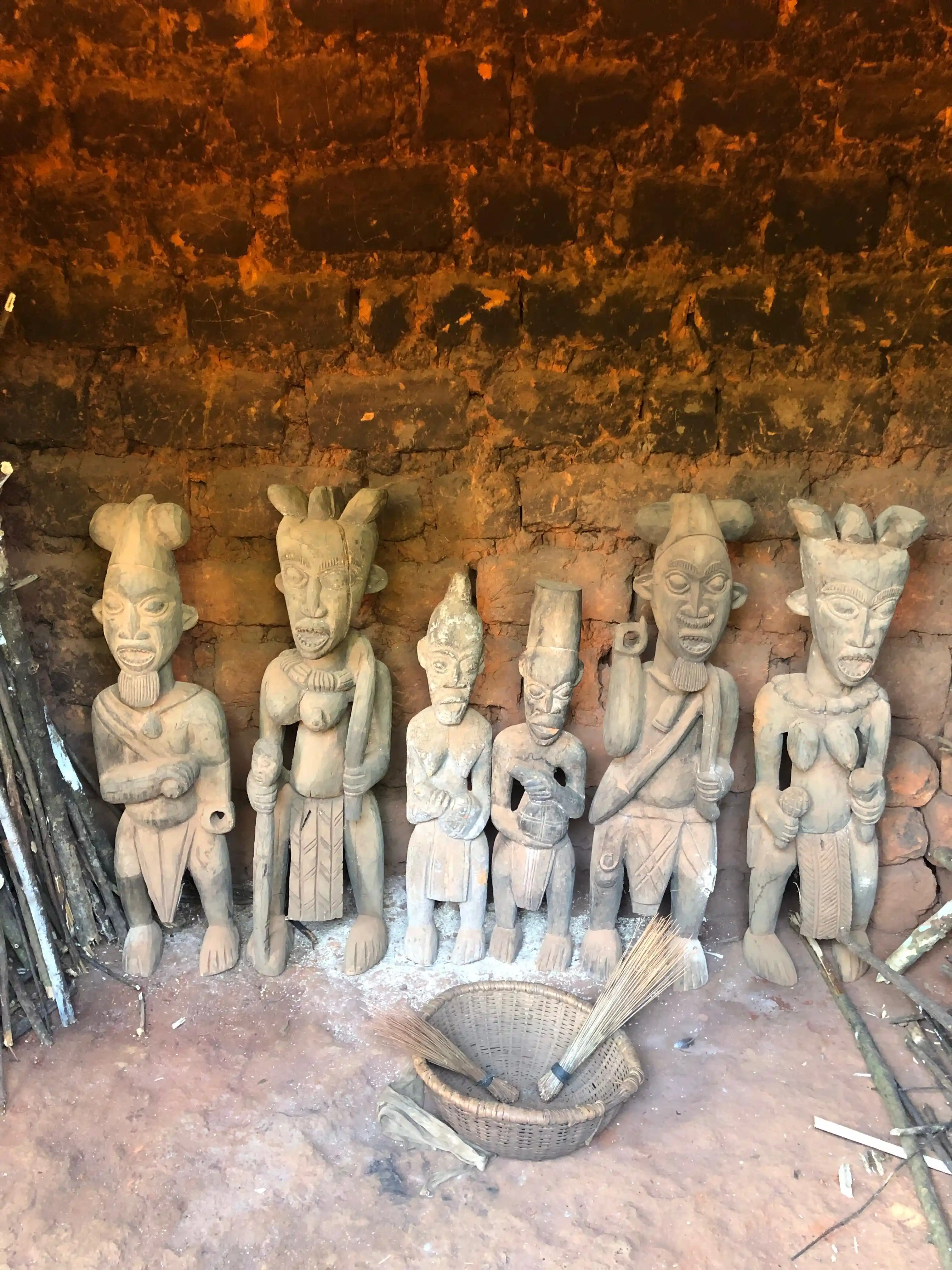 Collection of Cameroonian Grasslands ancestral figures